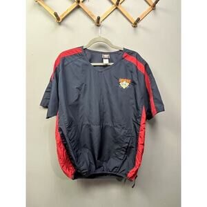 Cooperstown Dreams Park Baseball Windbreaker‎ Mens Medium Warm Up MLB Blue Red